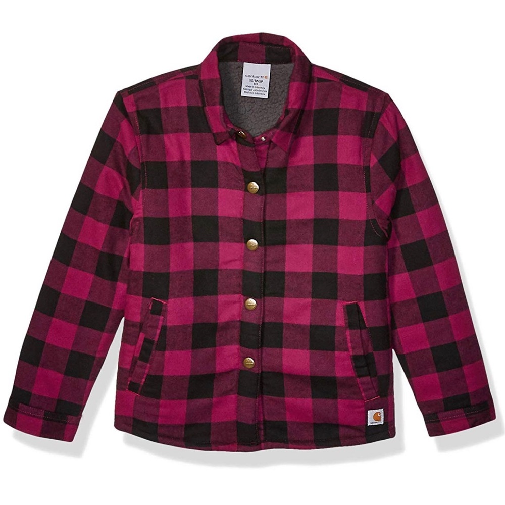 Women’s Carhartt Fleece Lined Flannel Jacket NWT